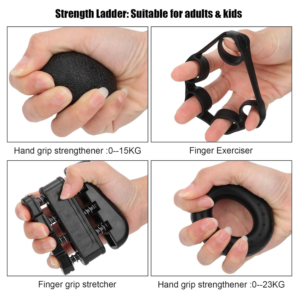 Miniatura 6 de Kit Ejercitadores Mano Muñeca 5pcs